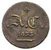dominium Grudek, 10 groszy 1833, Aw: Napis 10 / GR / GRUDEK, Rw: Monogram AC / 1833, brąz 3.76 g, ..