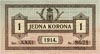 Lwów, 1 korona 11.09.1914, seria XXXI, Podczaski