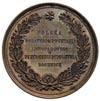 50- Rocznica Powstania Listopadowego 1880 r., medal autorstwa W. A. Malinowskiego, Aw: Stojąca pos..
