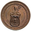 medal autorstwa J. Schwendtnera z okazji 300-lecia Gimnazjum św. Anny w Krakowie 1888 r., Aw: Św. ..