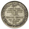 Kornel Ujejski i Józef Nikorowicz, medal wybity z okazji napisania chorału 1893 r., Aw: Popiersia ..