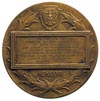 100-Lecie Banku Polskiego, medal autorstwa J. Aumillera 1928 r., Aw: Dwa popiersia w prawo i napis..