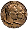 zawody Gordon-Bennetta w Warszawie, medal sygnowany Olga Niewska, Aw: Dwie głowy w prawo i napis w..