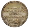 Wrocław, medal na otwarcie kościoła parafialnego po odbudowie 1750 r., Aw: Widok kościóła, wokół b..