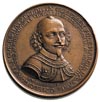 Melchior S.R.I. książę Hatzfeldi 1678 r., Aw: Popiersie na wprost, poniżej I.V.DISHOEKE. F., w oto..