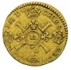 Ludwik XIV 1643-1715, 1/2 louis d’ora 1694 D, Lyon, złoto 3.32 g, Fr. 434, Gadoury 240
