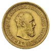 5 rubli 1889, Petersburg, złoto 6.41 g, Bitkin 33, Fr. 168