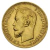 5 rubli 1910, Petersburg, złoto 4.30 g, Kazakov 377, Fr. 180, wyśmienite, rzadki rocznik