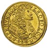 Leopold I 1690-1705, dukat 1695 K-V, Klausenburg, Aw: Popiersie cesarza w prawo, Rw: Orzeł cesarsk..