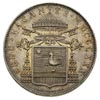 Sede vacante 1830-1831, scudo 1830, Aw: Baldachim i dwa skrzyżowane klucze nad tarczą z herbem Gal..