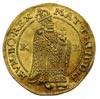 Maciej II 1608-1619, dukat 1613 K-B, Krzemnica, złoto 3.46 g., Huszar 1082, Fr. 81, lekko gięty,st..