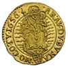 Ferdynand III 1637-1657, dukat 1656 K-B, Krzemnica, złoto, 3.48 g, Huszar 1216, Herinek 288, Fr. 1..