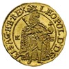 Leopold I 1657-1705, dukat 1672 K-B, Krzemnica, złoto 3.48 g, Huszar 1320, Herinek 338, Fr. 128, w..