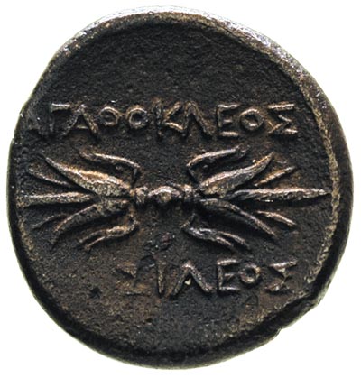 Sycylia, Syrakuzy, Agatokles 317-289 pne, brąz A