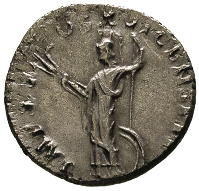 Domicjan 81-96, denar 92-93, Rzym, Aw: Głowa ces