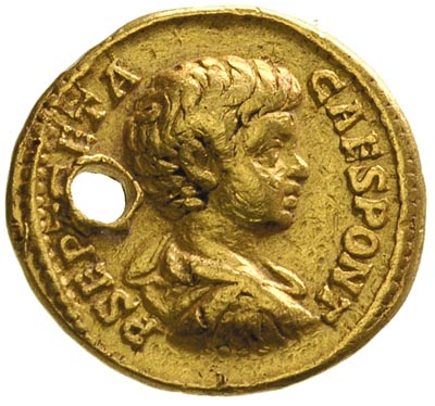 Geta jako Cezar 198-209 za panowania Septymiusza