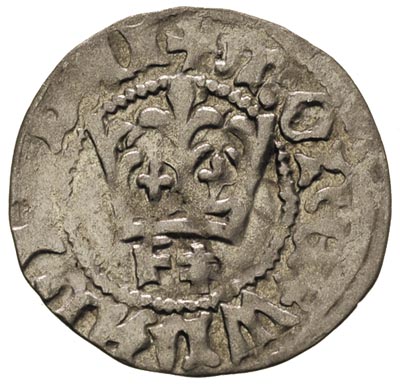 Władysław Jagiełło 1368-1434, półgrosz koronny, 