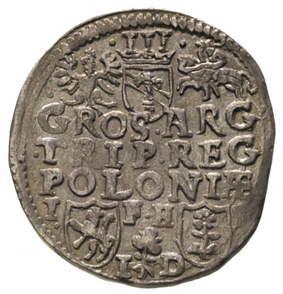 trojak 1596, Poznań, Iger P.96.3.a R1, patyna