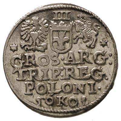 trojak 1601, Kraków, popiersie króla w prawo, Iger K.01.2.a R1, ładnie zachowany