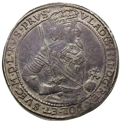 talar 1639, Toruń, 28.17 g, Dav. 4375, T. 8, dość ładnie zachowany egzemplarz, patyna