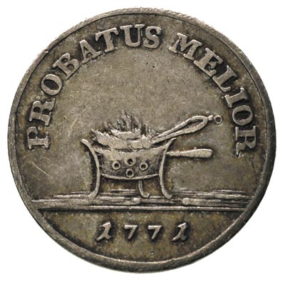 złotówka próbna 1771, Warszawa, 2,47 g (oryginal