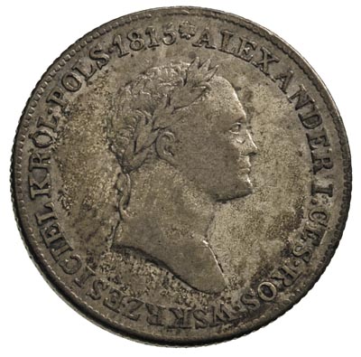 1 złoty 1827, Warszawa, Plage 70, Bitkin 996, pa
