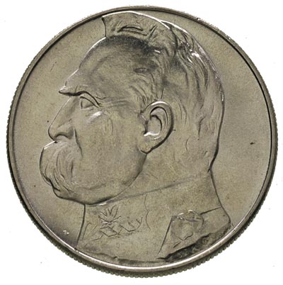 10 złotych 1936, Warszawa, Józef Piłsudski, Parc