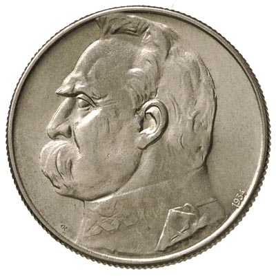 5 złotych 1934, Warszawa, Józef Piłsudski - Orzeł Strzelecki, Parchimowicz 117, wyśmienite