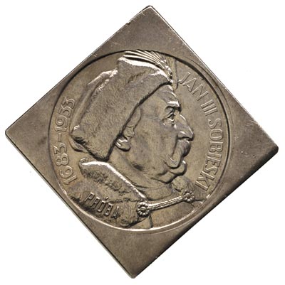 10 złotych 1933, Jan III Sobieski, klipa, na rewersie wypukły napis PRÓBA, srebro 28.79 g, Parchimowicz 154.a, nakład 100 sztuk, delikatna patyna