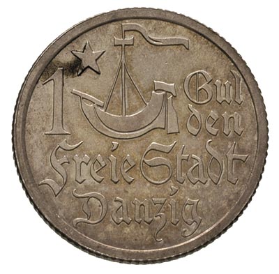 1 gulden 1923, Utrecht, Koga, Parchimowicz 61.c,