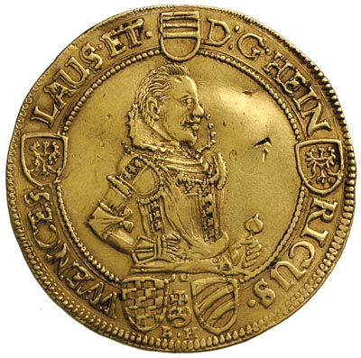 4 dukaty 1620, Oleśnica, Aw: Półpostać Henryka W