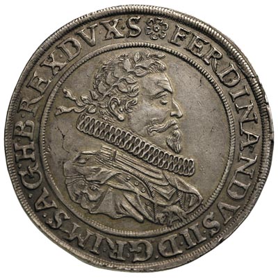 talar 1632, Wrocław, Aw: Popiersie i napis, Rw: 