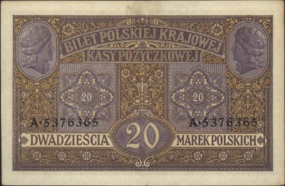 20 marek polskich 9.12.1916, \Generał, seria A