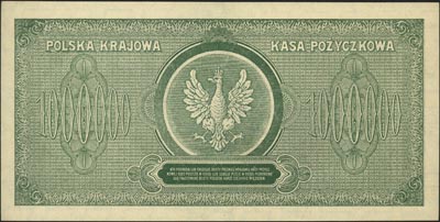 1.000.000 marek polskich 30.08.1923, seria A, numeracja 7-mio cyfrowa, Miłczak 37b, Lucow 452 (R4), piękne