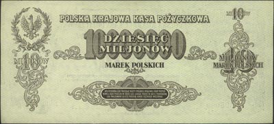 10.000.000 marek polskich 20.11.1923, seria U, Miłczak 39a, Lucow 458 (R5), rzadkie i pięknie zachowane