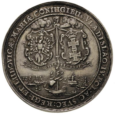 medal z okazji zaślubin Władysława IV z Ludwiką 