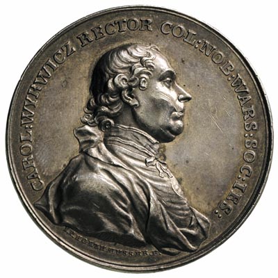 Karol Wyrwicz - rektor kolegium jezuitów, medal 