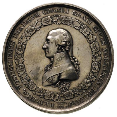 Tadeusz Czacki - medal autorstwa Carla Miesnera 
