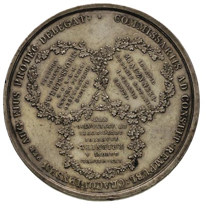 Wolne Miasto Kraków - medal Trzech Komisarzy aut