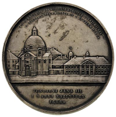 medal na 200 rocznicę poświęcenia kościoła św. K