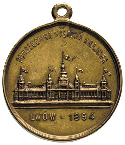 medal z Powszechnej Wystawy Krajowej we Lwowie 1