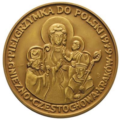 Jan Paweł II - medal autorstwa Stanisławy Wątrób