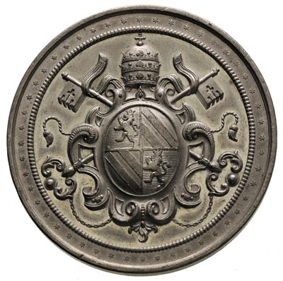 Pius IX 1846-1878, medal autorstwa F. Langmann’a