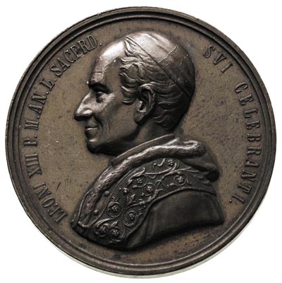 Leon XIII 1878-1903, medal patriotyczny \Semper 