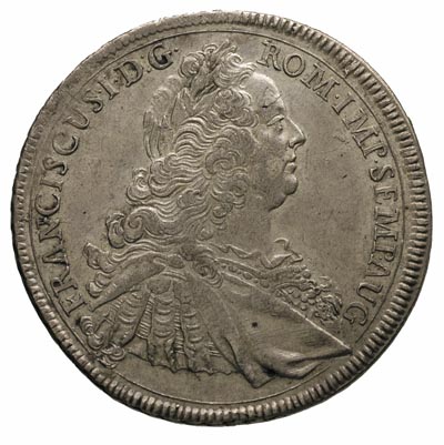Franciszek I 1745-1765, talar 1764, Augsburg, 28.16 g, Forster 642, Dav.1929, delikatna patyna