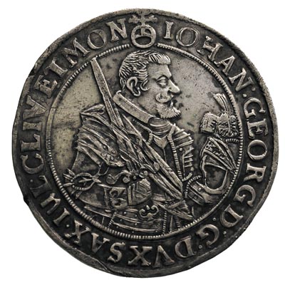 Jan Jerzy I 1615-1656, półtalar 1636 S-D, Drezno