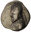 Sinatruces 77-70 pne, drachma, nieznana mennica, Mitchiner 535, ciekawsza odmiana z legendą typową..