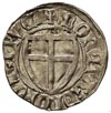 Henryk I von Plauen 1410-1414, szeląg, Gdańsk, Aw: Tarcza wielkiego mistrza, Rw: Tarcza krzyżacka,..
