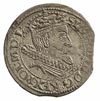 grosz 1606, Kraków, moneta wybita z końca blachy ale dość ładnie zachowana