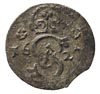 denar 1623, Łobżenica, odmiana z pełną datą po bokach monogramu królewskiego, znany ze zbiorów Ant..